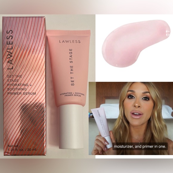 Lawless 3-in-1 Set the Stage Hydrating + Soothing Primer Serum 1oz /30 ml - Picture 7 of 15